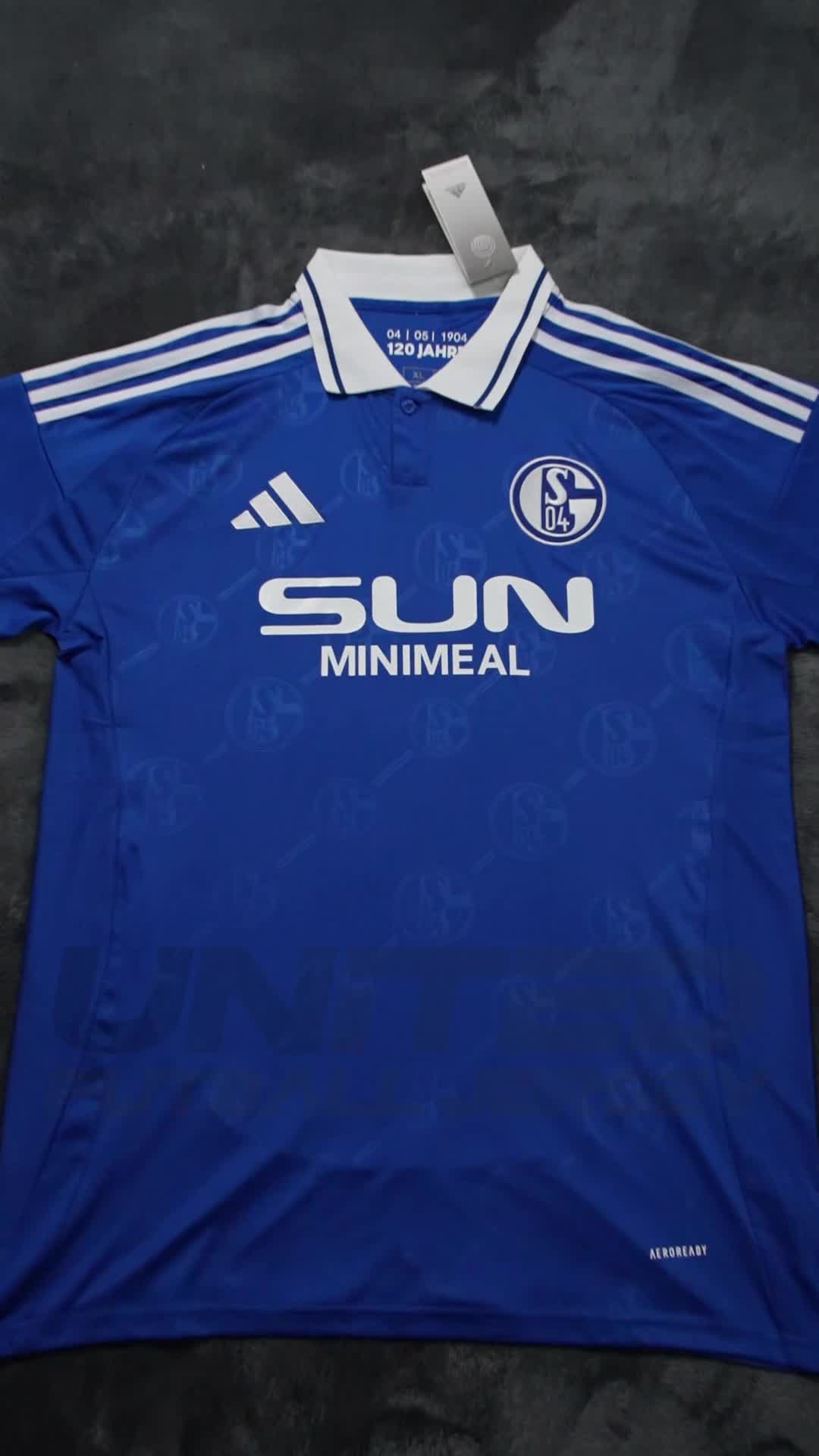 unitedfutballjersey-Schalke 04 24-25 Home Stadium Jersey - Fans Version