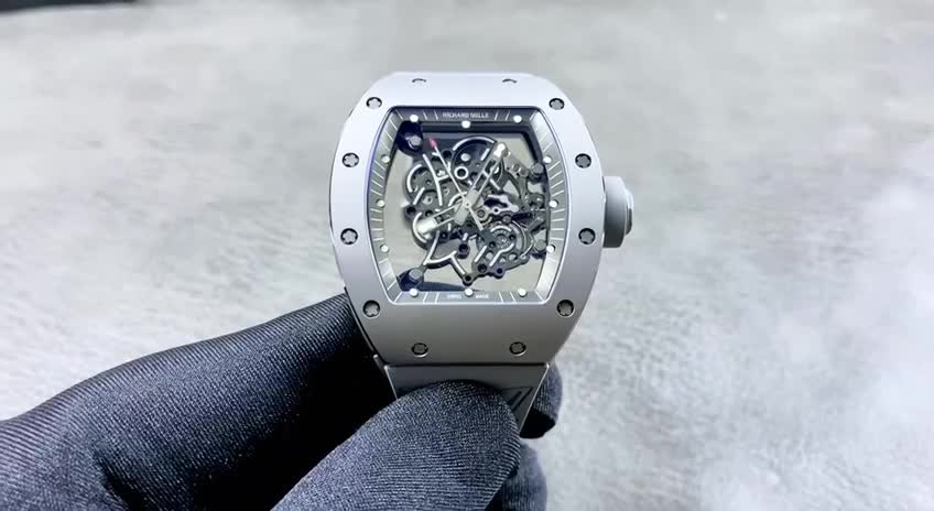 Richard Mille Bubba Watson RM055 Limited Edition 50 Pieces Ceramic 50mm Openworked Dial-fasswatch