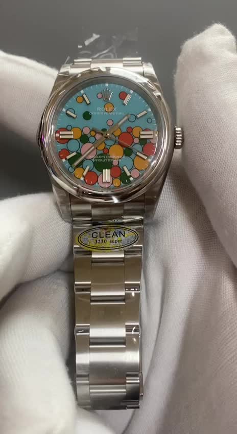 Rolex Oyster Perpetual 36 Celebration Motif Dial Unisex Watch 126000-0009 Replica-fasswatch