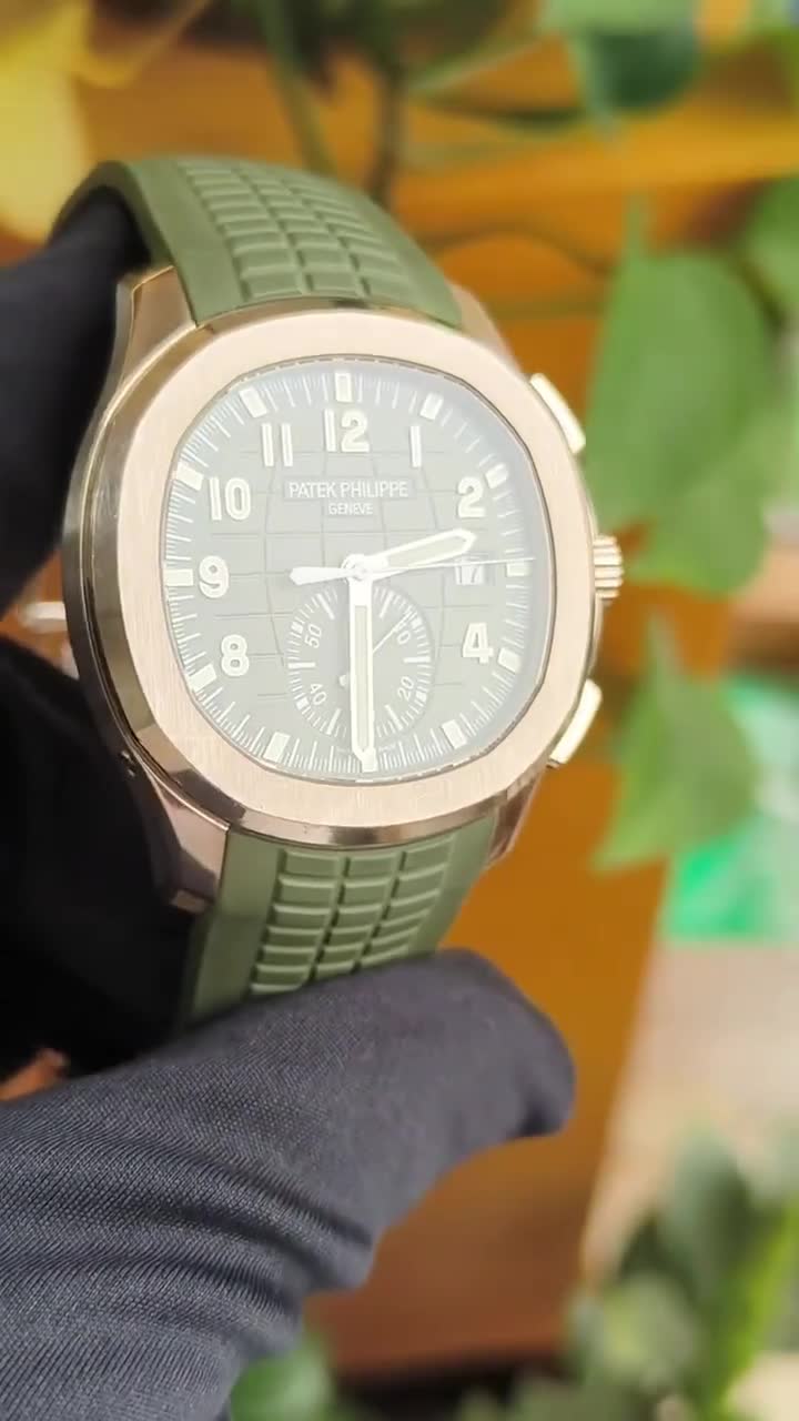 Patek Philippe Aquanaut 5968G Avocado 42mm-fasswatch