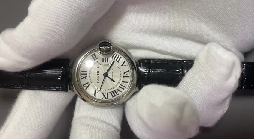 Super Clone 1:1 CARTIER Ballon Bleu BLEU Alligator Strap 33mm WSBB0030 Replica-fasswatch