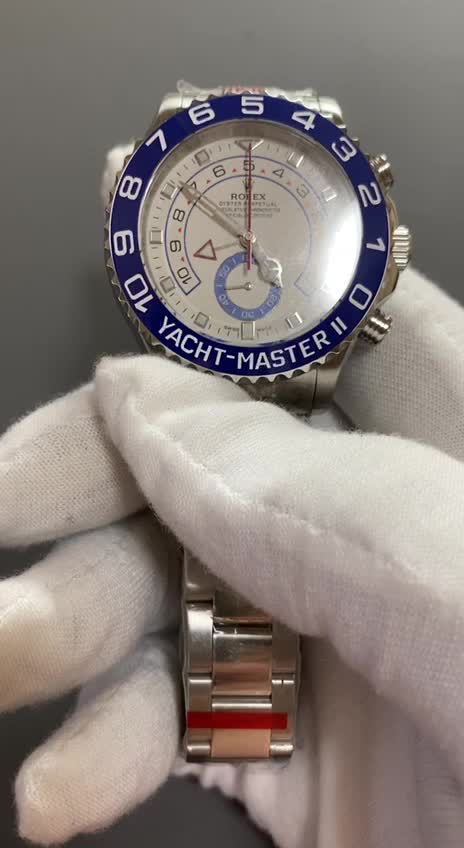 Replica Rolex Yacht-Master 44mm White Dial 116680-fasswatch