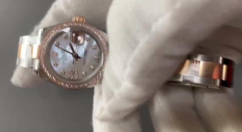 Rolex DateJust 116233 Steel / Rose Gold with Diamonds-fasswatch