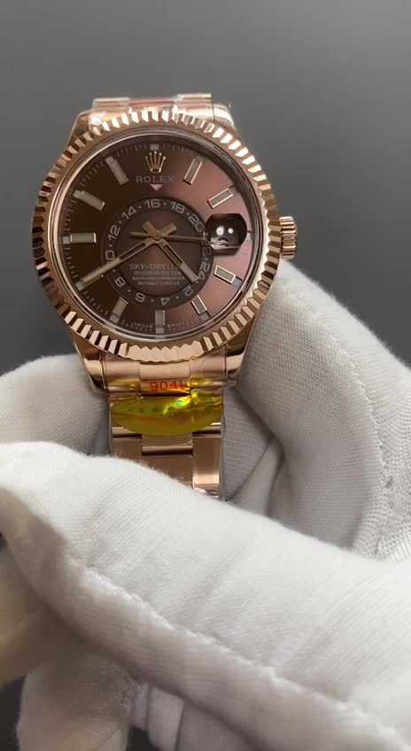 Superclone Rolex Sky-Dweller 42mm Chocolate Dial 326935-fasswatch
