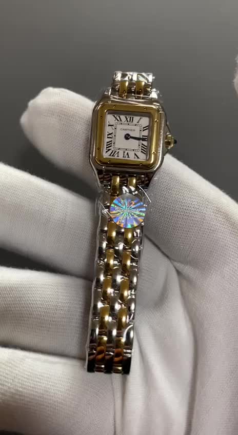 Super Clone 1:1 CARTIER Panthère Small Model Gold Mix W2PN0006 Replica-fasswatch