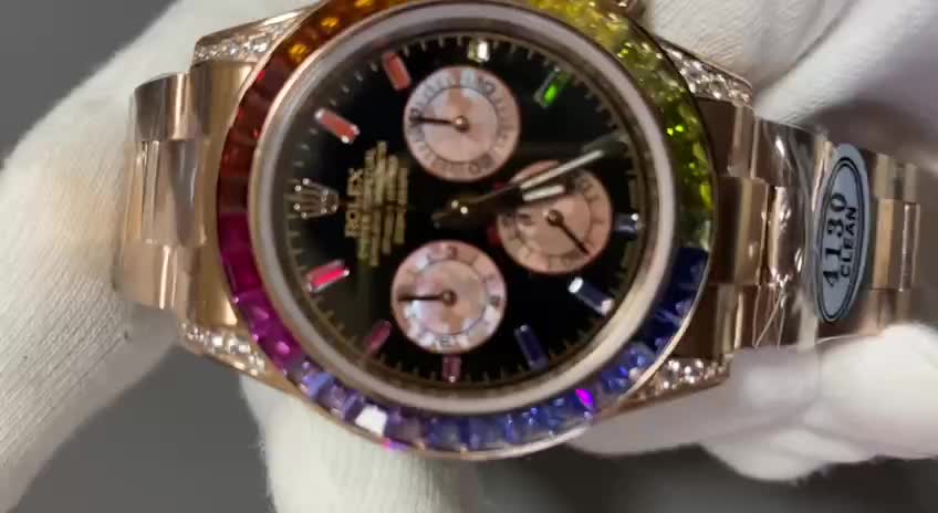 Rolex Daytona Cosmograph 116519 Rainbow & Black Dial Replica-fasswatch