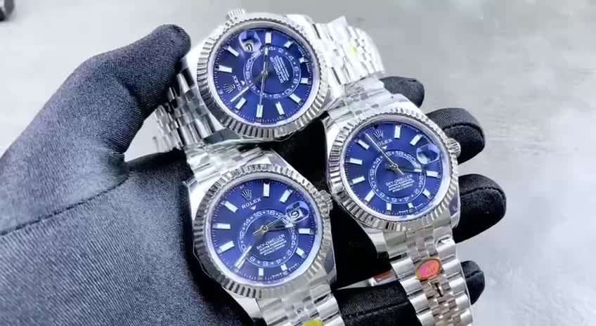 Rolex Sky-Dweller Blue Dial Stainless Steel 326934-0003 Oyster Replica-fasswatch