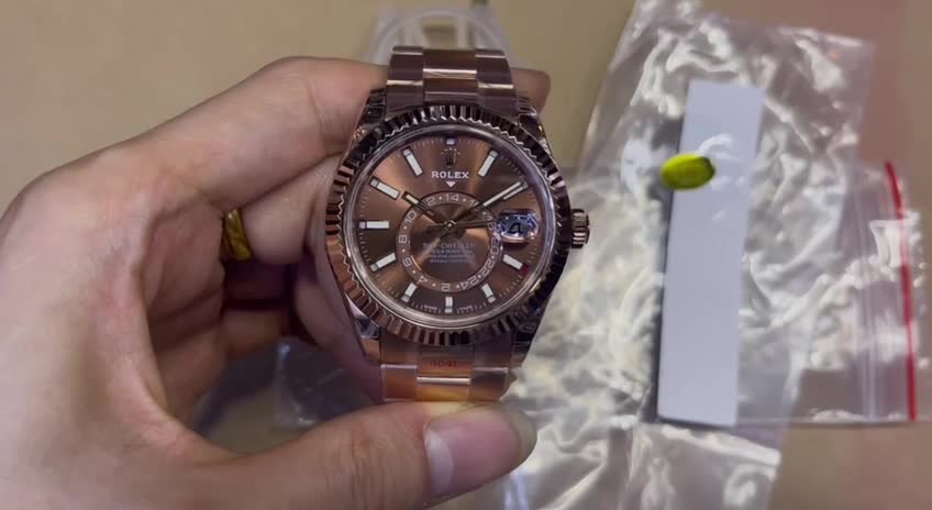 Superclone Rolex Sky-Dweller 42mm Chocolate Dial 326935-fasswatch