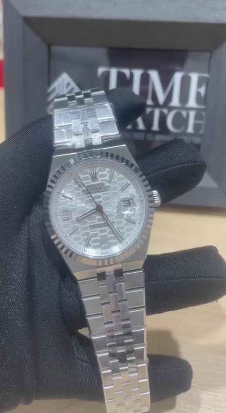 (New in 2025) Rolex M127334-0001 Land-Dweller white/blue/light blue/light white/white rose-fasswatch