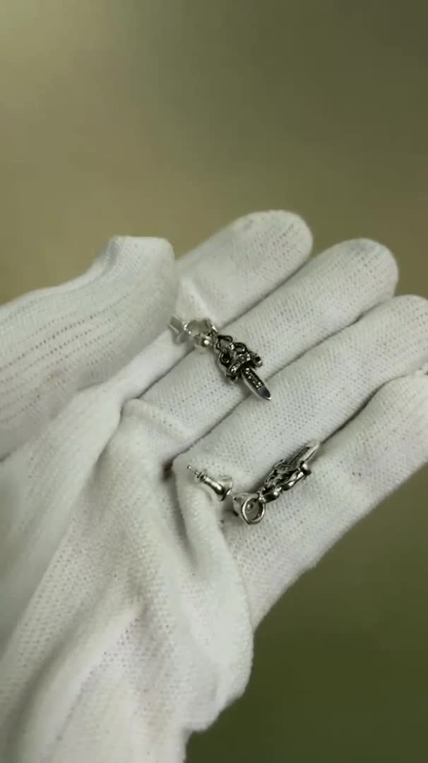 Chrome Hearts Cross Ring - Gothic 925 Sterling Silver Jewelry | David Studio