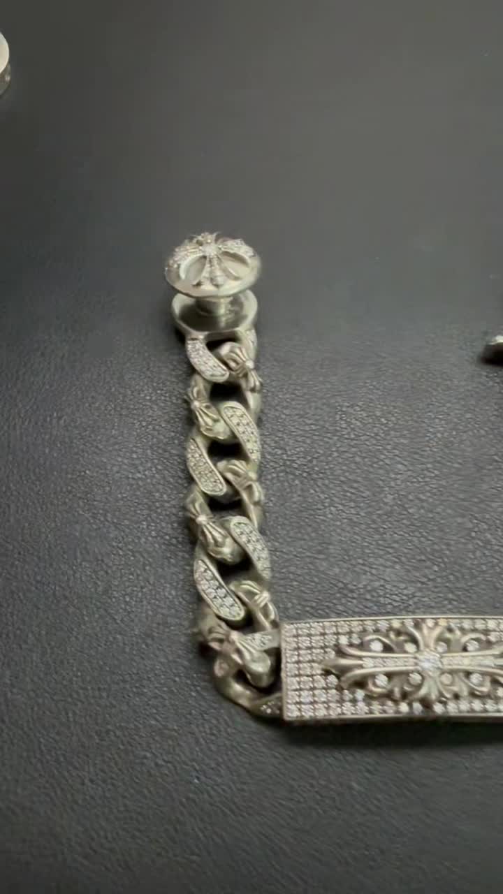 Chrome Hearts Cross Ring - Gothic 925 Sterling Silver Jewelry | David Studio