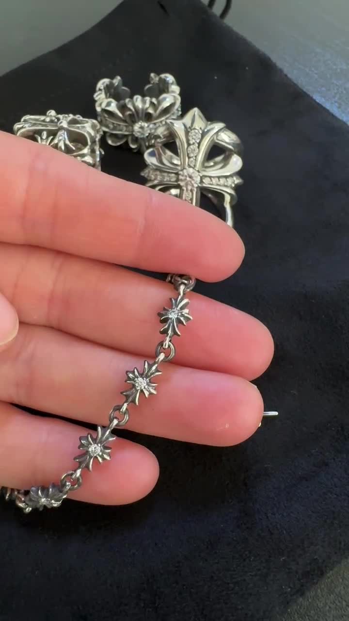 Chrome Hearts Cross Ring - Gothic 925 Sterling Silver Jewelry | David Studio