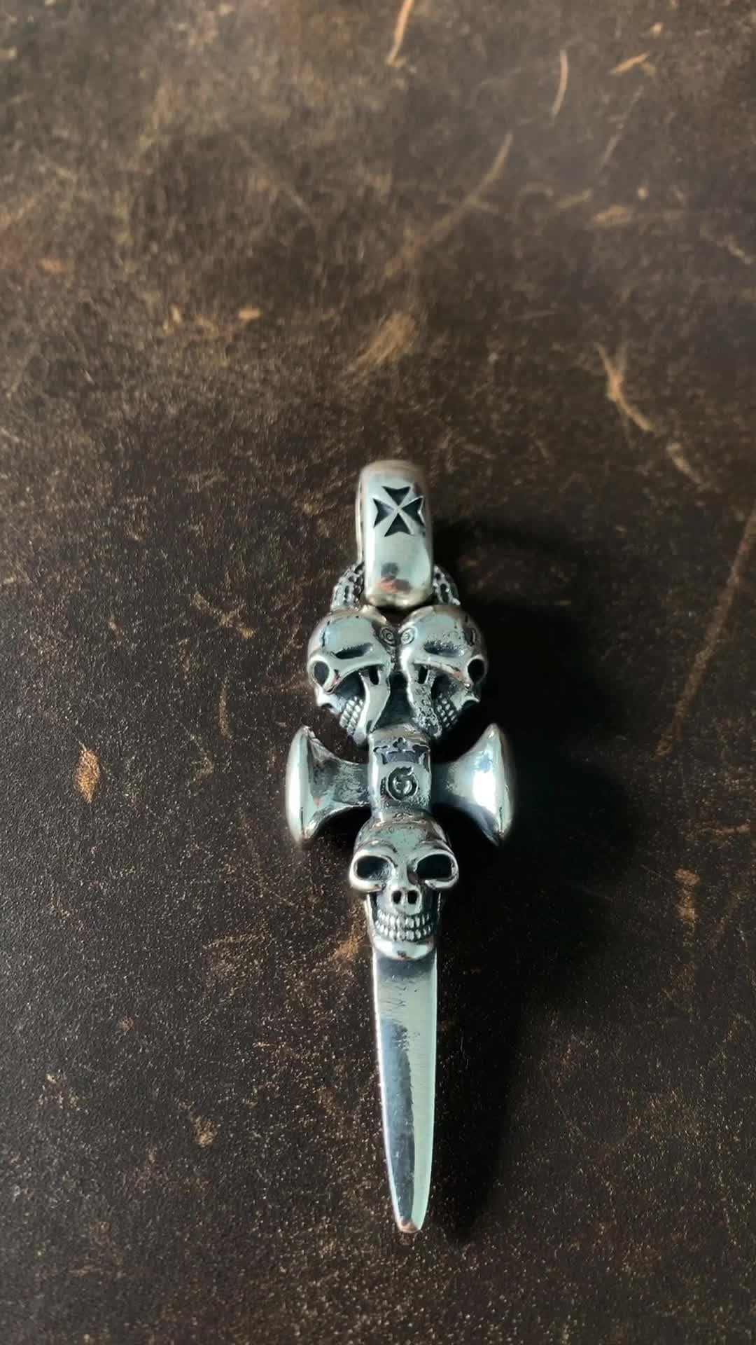 Chrome Hearts Cross Ring - Gothic 925 Sterling Silver Jewelry | David Studio