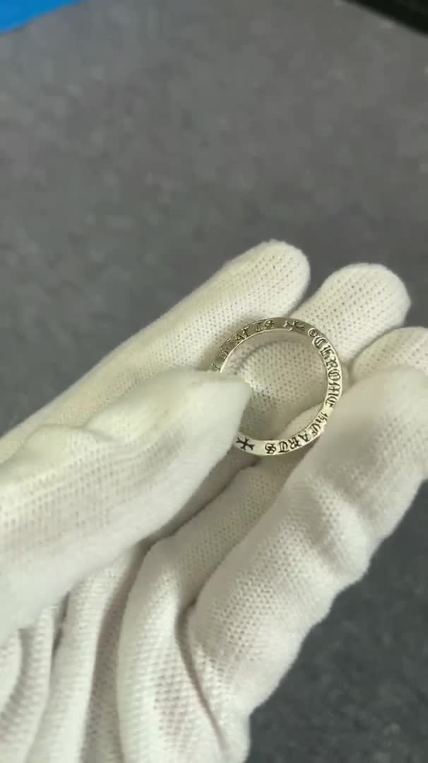 Chrome Hearts Cross Ring - Gothic 925 Sterling Silver Jewelry | David Studio