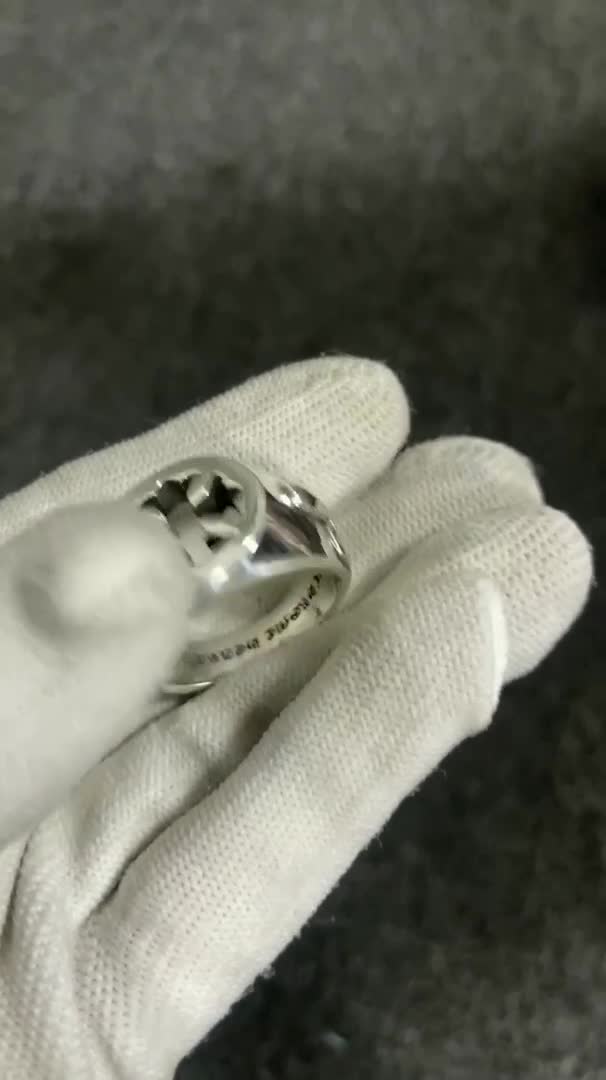 Chrome Hearts Cross Ring - Gothic 925 Sterling Silver Jewelry | David Studio