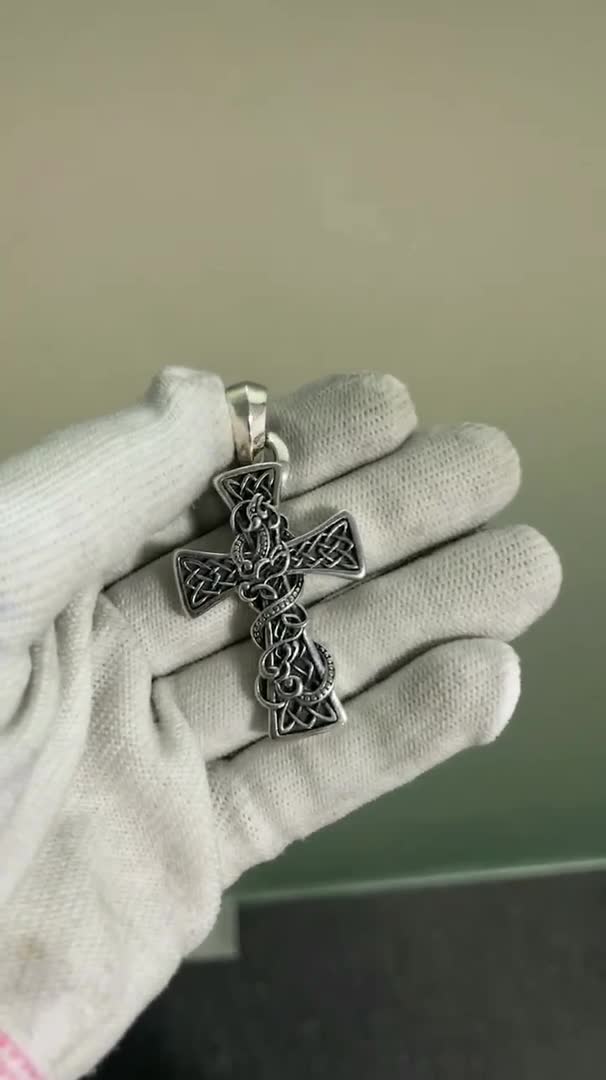 Chrome Hearts Cross Ring - Gothic 925 Sterling Silver Jewelry | David Studio