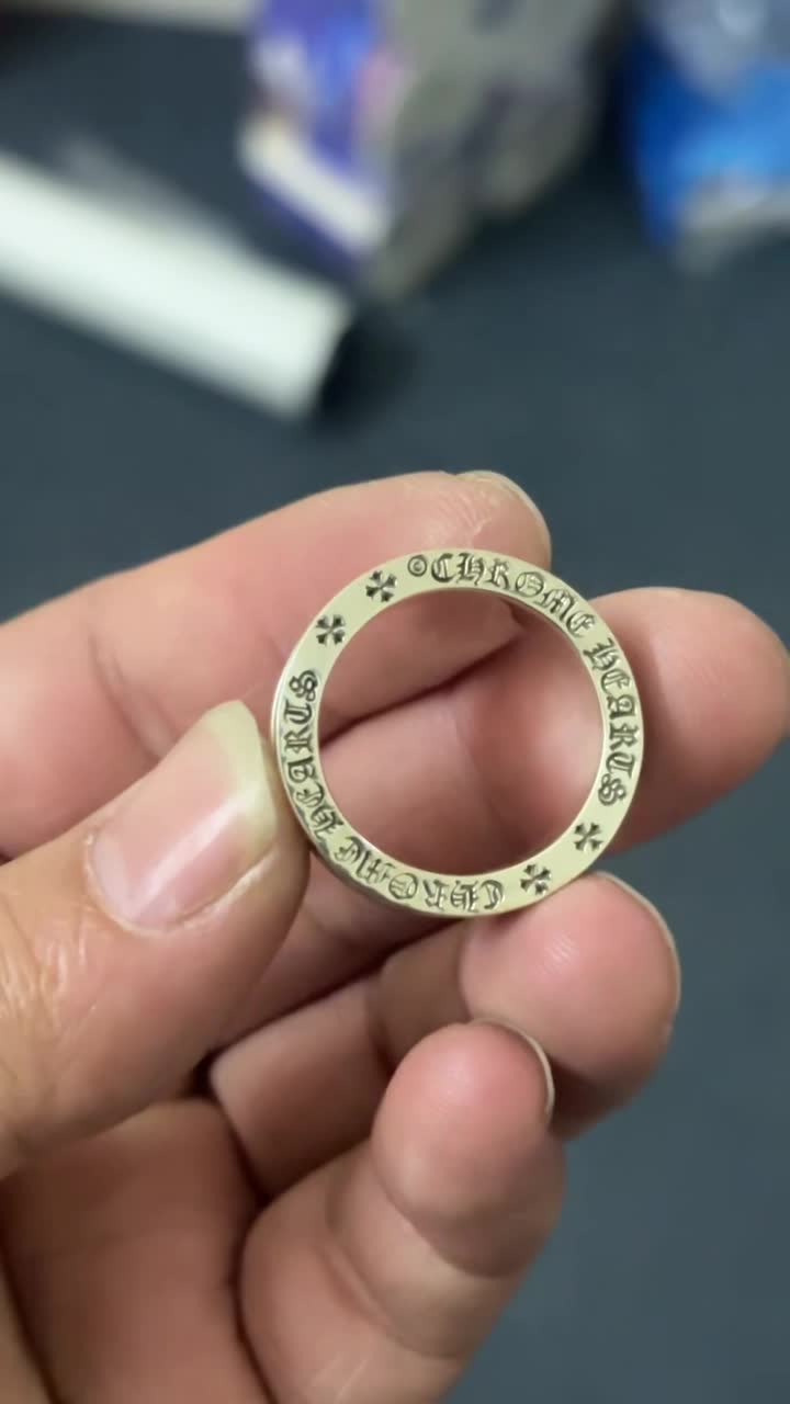 Chrome Hearts Cross Ring - Gothic 925 Sterling Silver Jewelry | David Studio