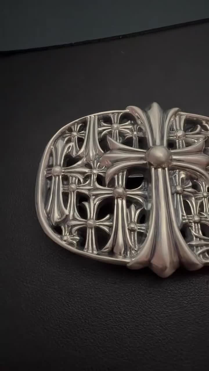 Chrome Hearts Cross Ring - Gothic 925 Sterling Silver Jewelry | David Studio