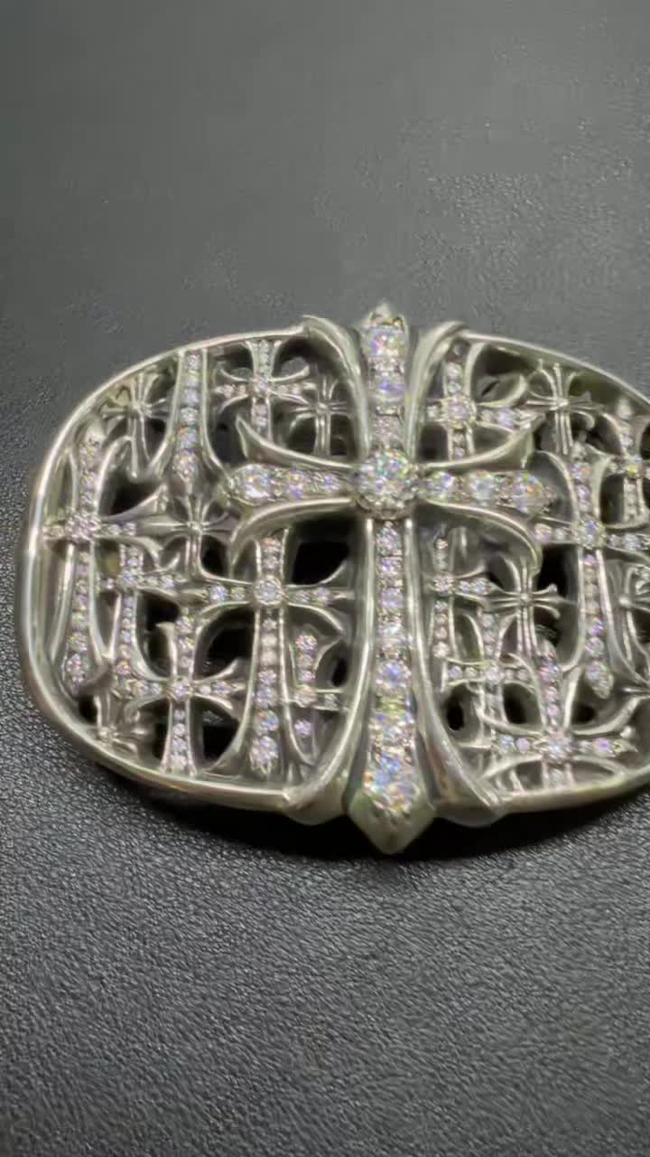 Chrome Hearts Cross Ring - Gothic 925 Sterling Silver Jewelry | David Studio