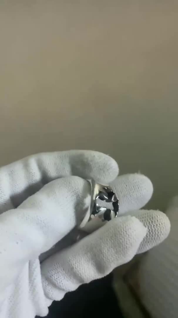 Chrome Hearts Cross Ring - Gothic 925 Sterling Silver Jewelry | David Studio