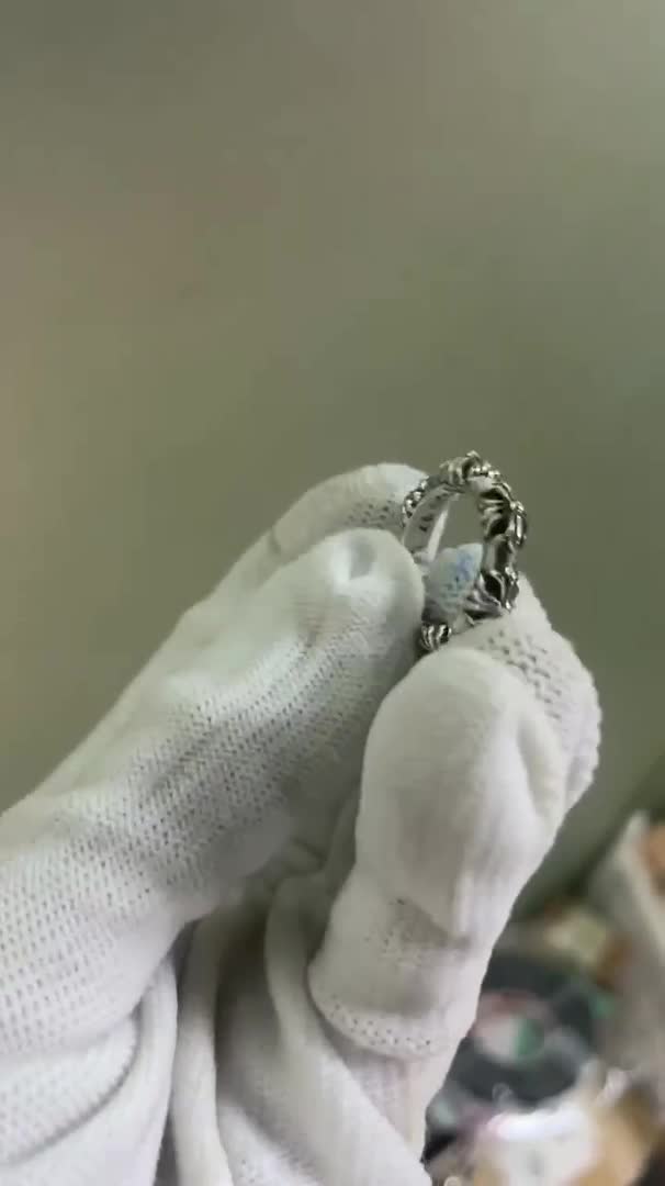 Chrome Hearts Cross Ring - Gothic 925 Sterling Silver Jewelry | David Studio