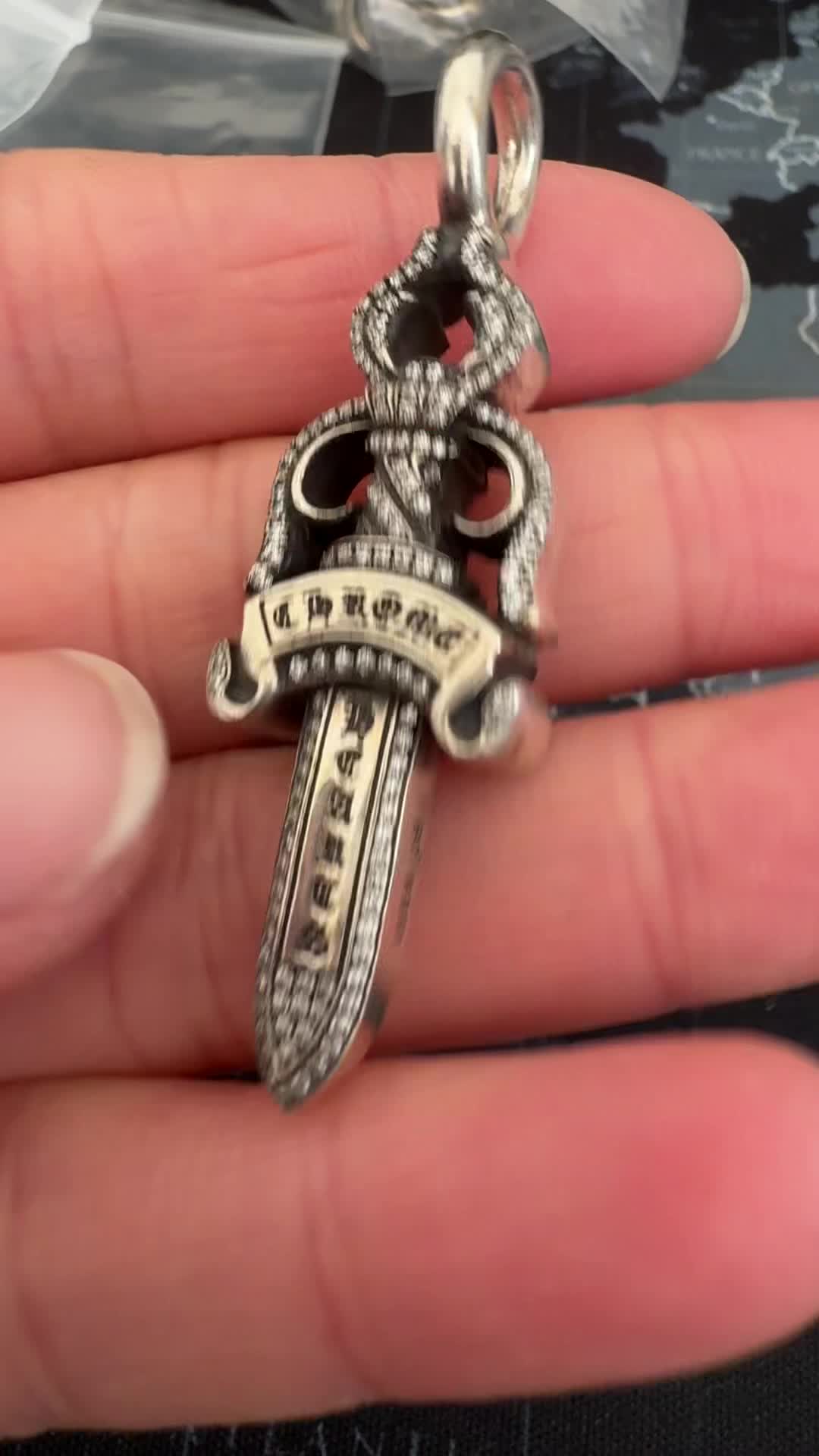 Chrome Hearts Cross Ring - Gothic 925 Sterling Silver Jewelry | David Studio