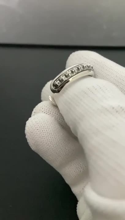 Chrome Hearts Cross Ring - Gothic 925 Sterling Silver Jewelry | David Studio