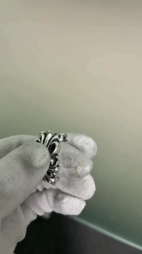 Chrome Hearts Cross Ring - Gothic 925 Sterling Silver Jewelry | David Studio