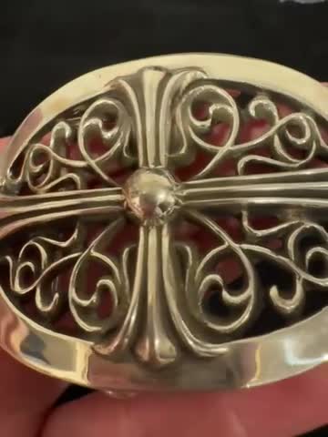 Chrome Hearts Cross Ring - Gothic 925 Sterling Silver Jewelry | David Studio