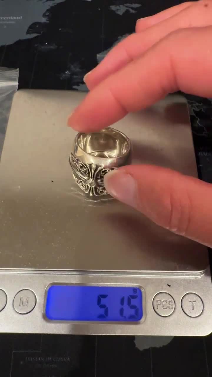 Chrome Hearts Cross Ring - Gothic 925 Sterling Silver Jewelry | David Studio