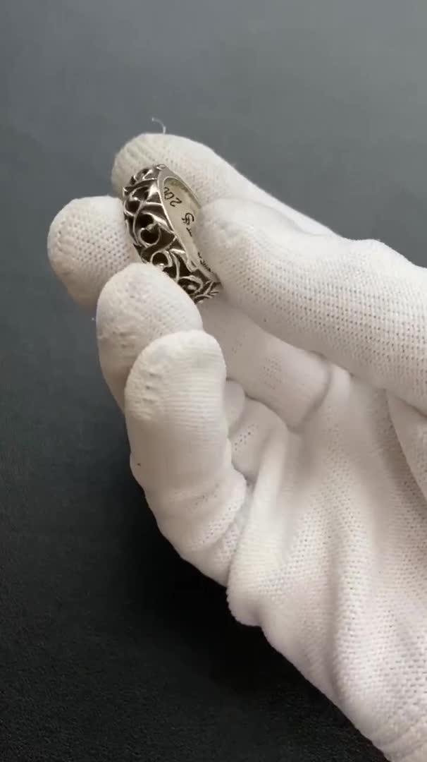 Chrome Hearts Cross Ring - Gothic 925 Sterling Silver Jewelry | David Studio