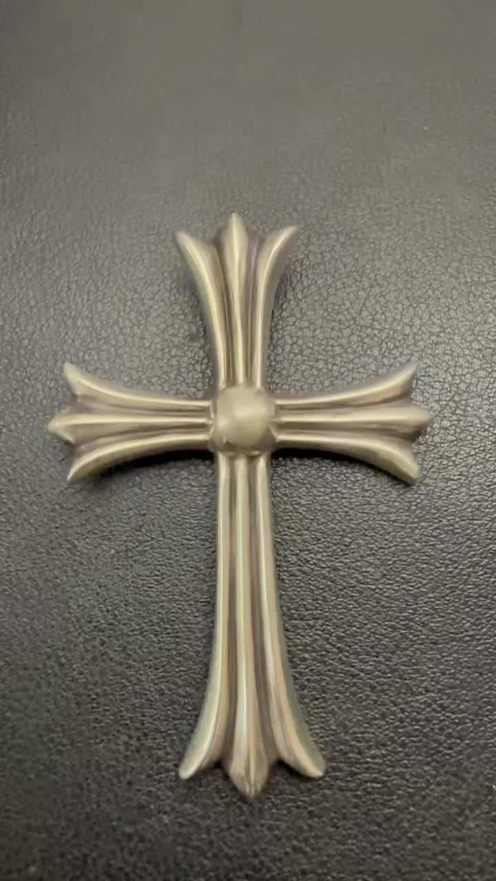 Chrome Hearts Cross Ring - Gothic 925 Sterling Silver Jewelry | David Studio