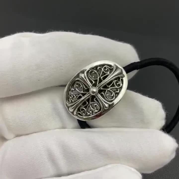 Chrome Hearts Cross Ring - Gothic 925 Sterling Silver Jewelry | David Studio