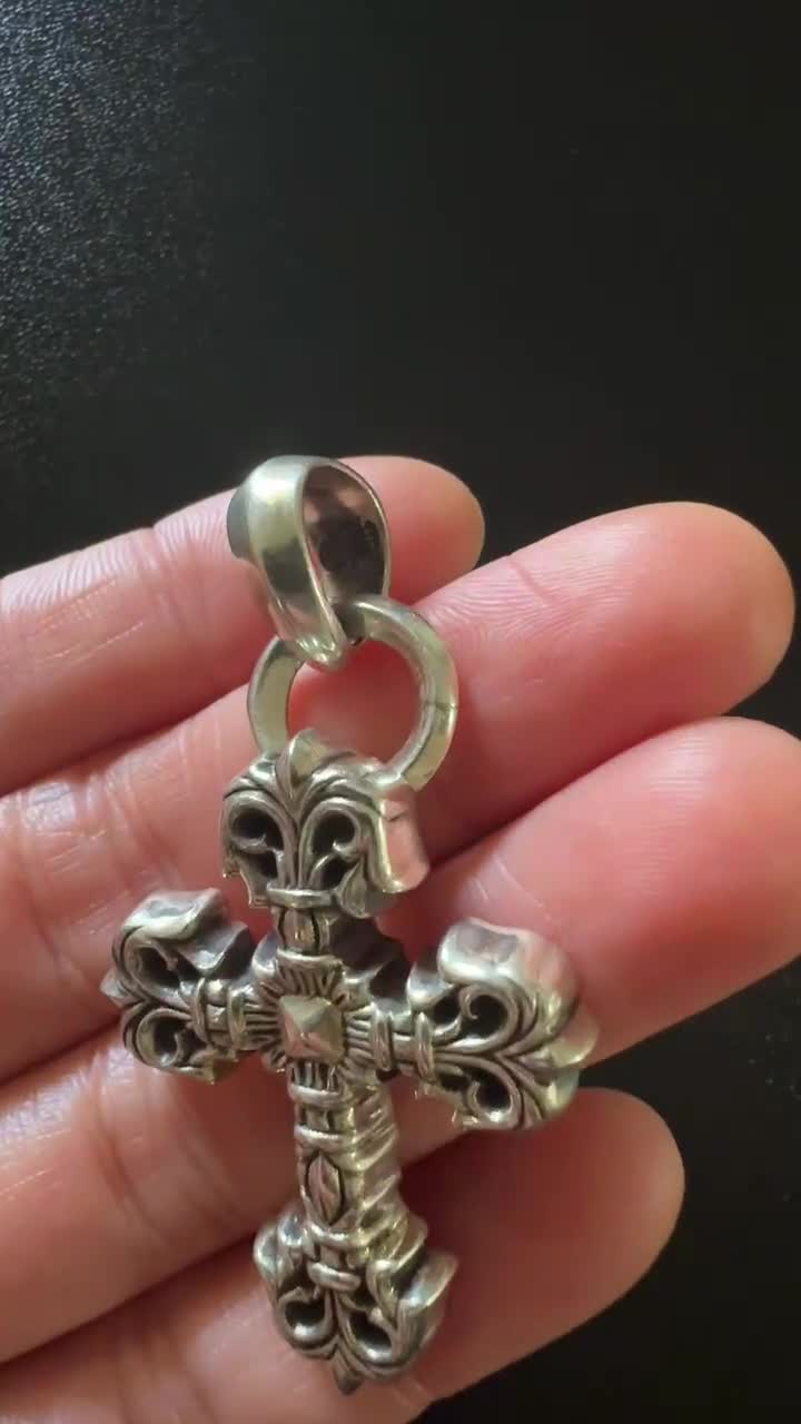 Chrome Hearts Cross Ring - Gothic 925 Sterling Silver Jewelry | David Studio