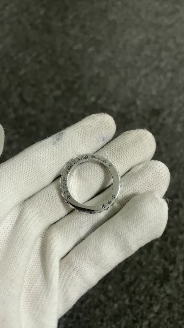 Chrome Hearts Cross Ring - Gothic 925 Sterling Silver Jewelry | David Studio