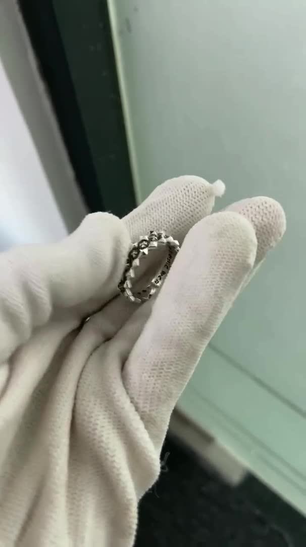 Chrome Hearts Cross Ring - Gothic 925 Sterling Silver Jewelry | David Studio